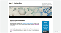 Desktop Screenshot of marysenglishblog.com