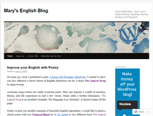 Tablet Screenshot of marysenglishblog.com